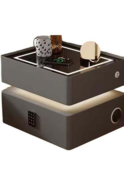 Generic Smart Nightstand with Wireless Charging and Bluetooth Speaker