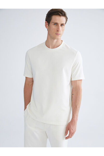 LC Waikiki طاقم الرقبة تي شيرت رجالي