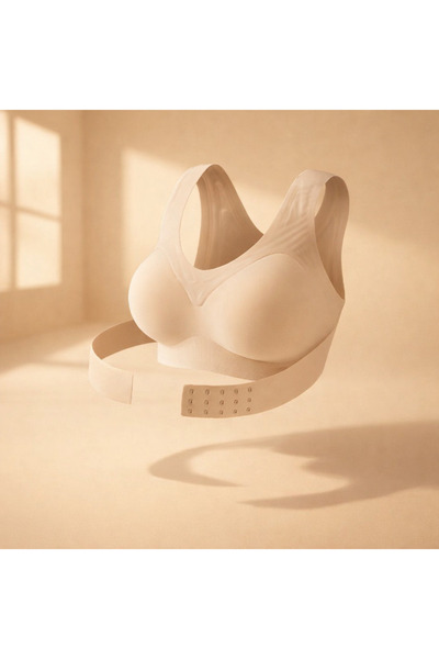 velossa Bralet Görünümlü Dik Duruşu Destekleyen Dikişsiz Atlet