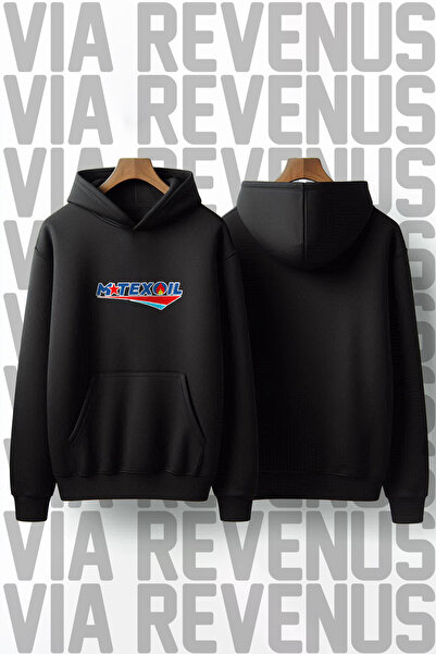 Vordevia Landsman M Tex Oil cu imprimeu Unisex supradimensionat cu glugă Swea...