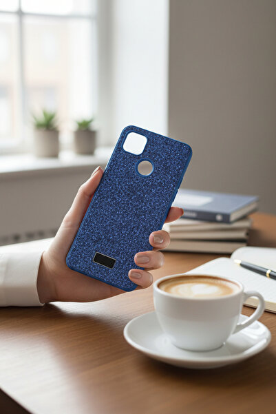 batuteknoloji Xiaomi Redmi 9C-Redmi 10A Kırçıllı Taşlı Venüe BTU Silikon Kapak