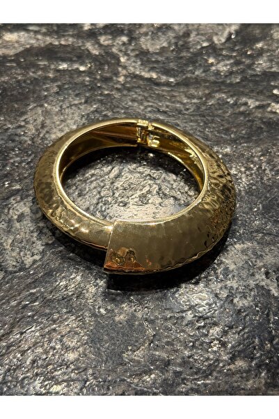 PALICE Gold Handcuffs with Steel Forged Detail