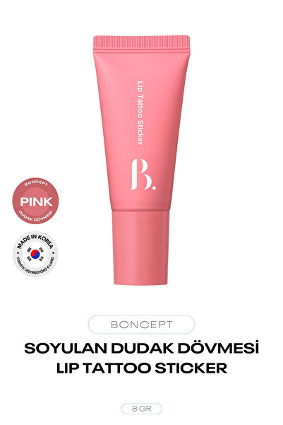 BONCEPT Soyulan Kore Dudak Dövmesi Lip Tattoo Sticker
