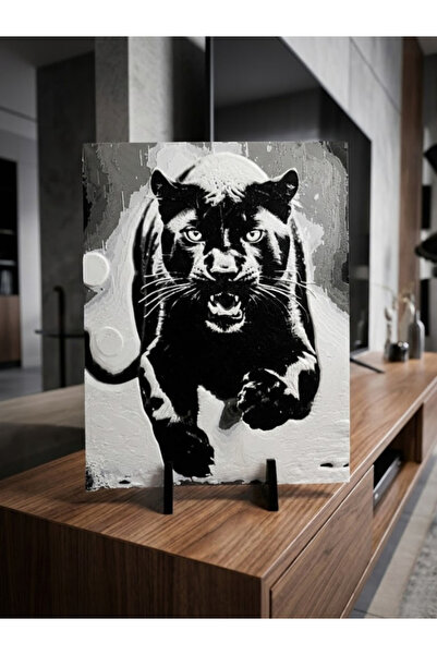 Leerybee Διακοσμητικός τρισδιάστατος ανάγλυφος πίνακας Μαύρου Πάνθηρα - Διακο...