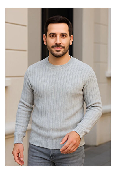 byasafkids سترة تريكو للرجال برقبة دائرية للدراجات مصنوعة من القطن السميك قما...