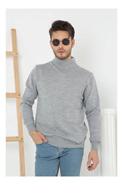 byasafkids Men's Half-Turtleneck Knit Sweater Soft Textured Cotton Fine Weave...