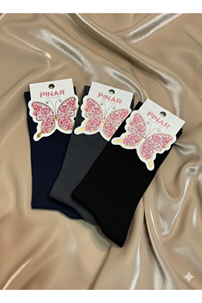 NBB 3’lü Unisex Premium Uzun Bambu Çorap