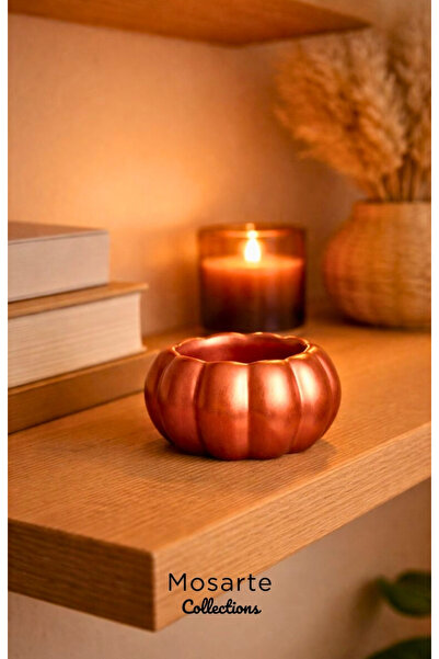 Mosarte قطعة ديكور / مزهرية بتصميم اليقطين البسيط