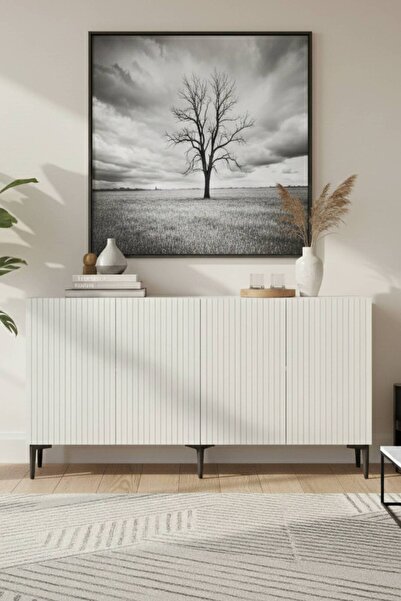 YUMEDİ DESİGN KA1807B - GRADİSHTE KONSOL ,TV SEHPASI , ÇOK AMAÇLI DOLAP, KAHV...