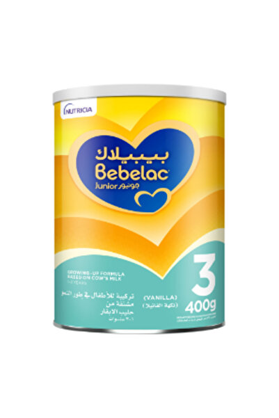 Bebelac JUNIOR 3 GROWING UP MILK VANILLA 1-3Y 400G