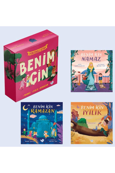 Puset Kitap Benim İçin Seti (3 Pencereli Kitap) / Rabia Karzan / / 9786255556509