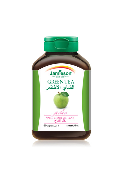 Jamieson مشروب الشاي الأخضر مع عصير التفاح 90/للمشروب