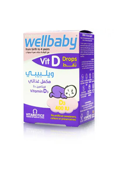 wellbaby VITAMIN D3 400IU DROPS