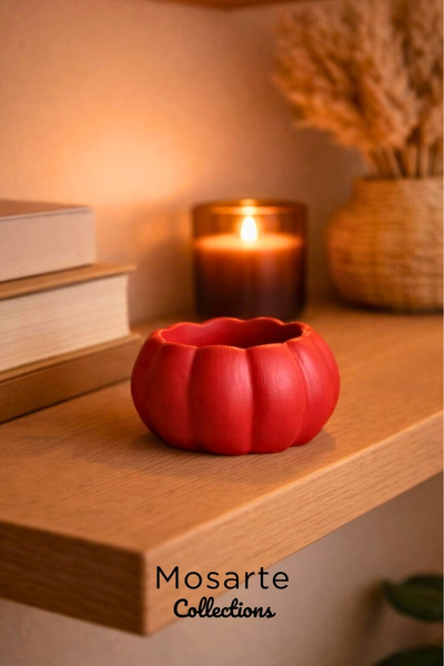 Mosarte Minimal Bal Kabağı Tasarımlı Dekoratif Obje / Vazo