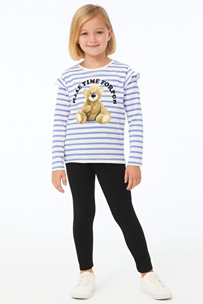 SeaBubbles Teddy Bear Girl's Tights Set