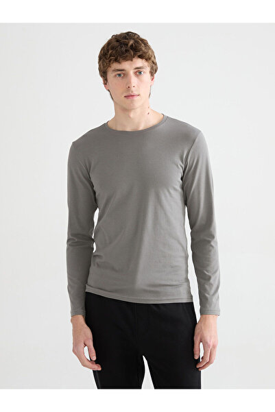 LC Waikiki Özmarka New Season Crew Neck Long Sleeve Men's Undershirt