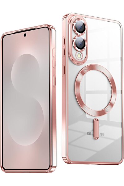 Kipgsm Samsung Galaxy S25 Edge Uyumlu Kılıf Magsafe Şarj Destekli Kamera Lens...