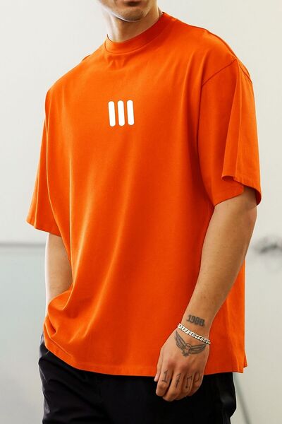 E-ROMA 3-REČIČNA ŠTAMPANA UNISEKS MAJICA Q6