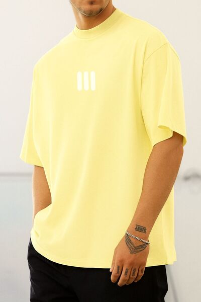 BENROMA TRICOU UNISEX CU 3 LINII IMPRIMATE Q6