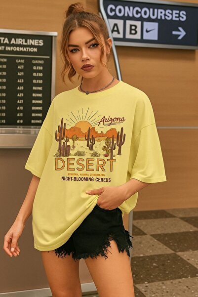 BENROMA DESERT ARIZONA BASKILI UNİSEX TSHIRT