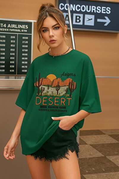 BENROMA Μπλουζάκι Unisex με στάμπα Έρημος Αριζόνα