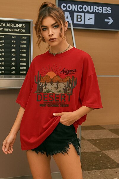 BENROMA DESERT ARIZONA BASKILI UNİSEX TSHIRT