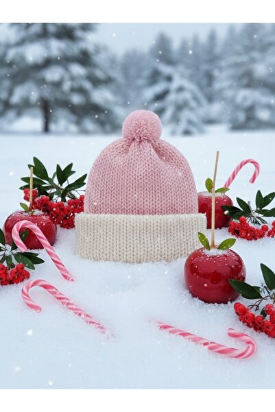 Günebakan Double Layer Knitted Baby Beanie (Compatible with 0-12 Months)