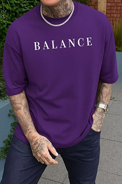 E-ROMA Μπλουζάκι Unisex με στάμπα Balance