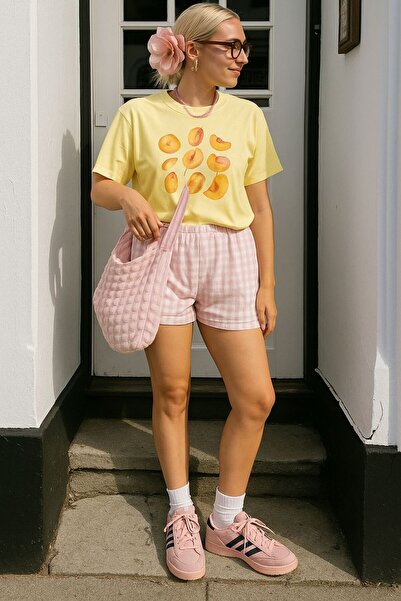 BENROMA BASKILI UNİSEX TSHIRT 4Q1