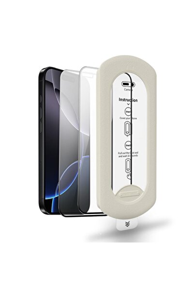 Kodak Tempered Glass Screen Protector with Auto-Alignment Kit, Auto Dust, 9H+ Shatterproof,16 Pro,2pcs