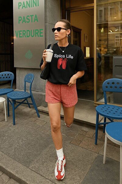 BENROMA Μπλουζάκι Unisex με στάμπα SPACE LIFE