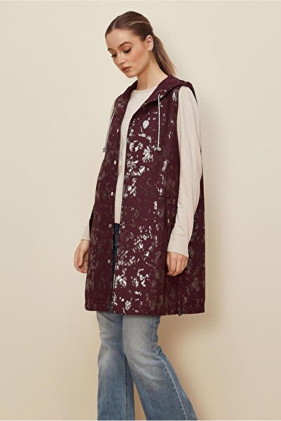 Alvina Varech Printed Quilted Vest 46150