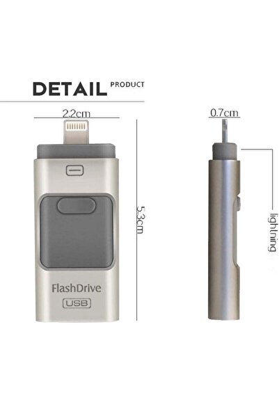 Generic Flash Drive Compatible with iPhone 256GB