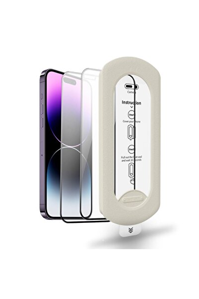 Kodak Tempered Glass Screen Protector with Auto-Alignment Kit, Auto Dust, 9H+ Shatterproof,iphone 16,2pcs