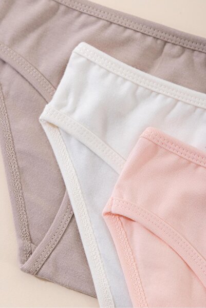 BAYKAR Chiloți bikini pentru fete, din bumbac, cu imprimeu colorat, pachet de...