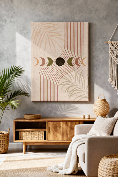 ART NEST DEKOR BOHEM ÇİZGİLİ YOL CANVAS TABLO