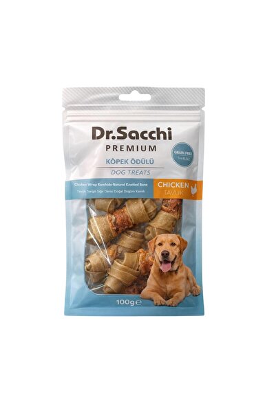 Dr. Sacchi Dr.Sacchi Premium Tavuk Sargılı Sığır Derisi Doğal Düğüm Kemik Tah...