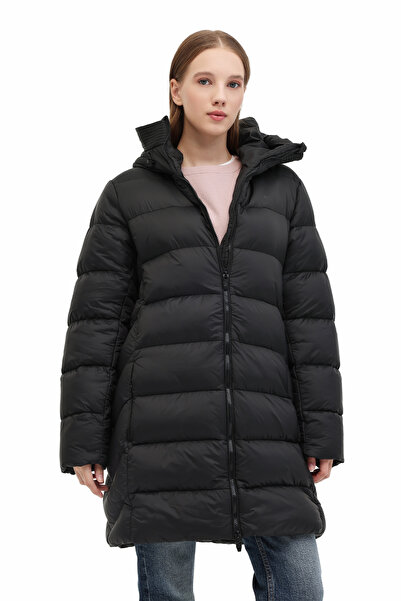 Kinetix Wl 4Wj22906 Black Women's Long Coat