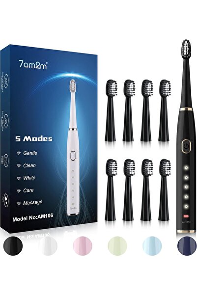 7am2m فرشاة أسنان كهربائية سونيك للبالغين والأطفال