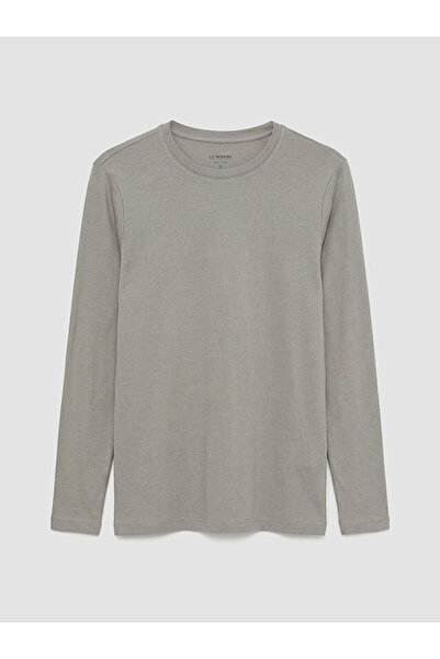 LC Waikiki Peak New Season Crew Neck Long Sleeve Men's T-Shirt