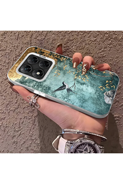 Hontinga حافظة هاتف متوافقة مع هاتف Xiaomi Poco X7 5G، حماية للكاميرا، ظهر صل...