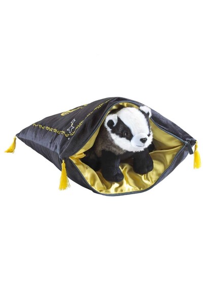Noble Collection Set de jucărie de pluș și pernă Harry Potter Hufflepuff, 34 ...
