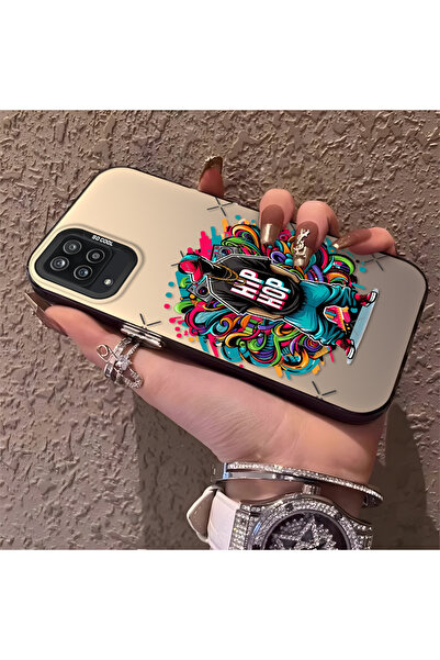 Hontinga حافظة هاتف متوافقة مع سامسونج جالاكسي A12/M12، حماية للكاميرا، ظهر ص...