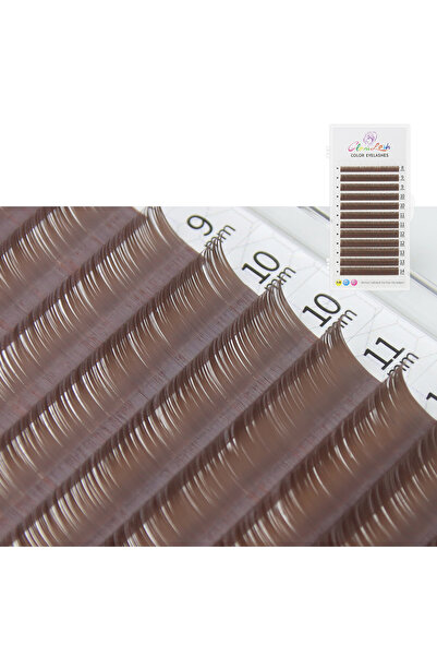 Choice8 8-14mm MIX 0.07mm C Morandi Mocha GLAMLASH Colored Lashes Literary Morandi Grey Individual Natural F