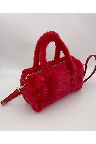 Zealous Women's Strap Fur Plush Crossbody Bag