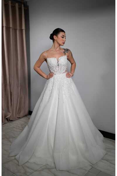 DOKKA WEDDİNG HELEN A KESİM GELİNLİK