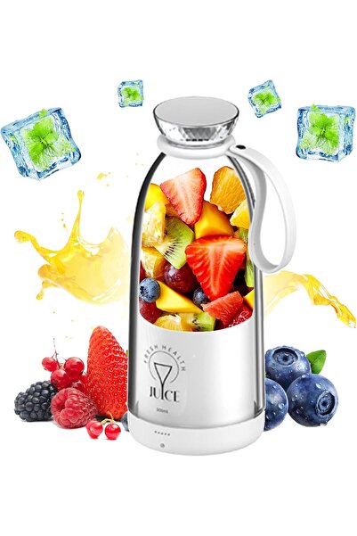 Generic Personal Size Blender, Portable Blender, New upgraded 2400mAh Extra Large Capacity Battery, 6 blades