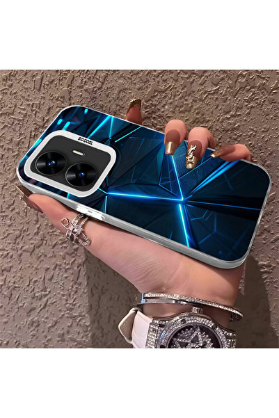 Hontinga حافظة هاتف متوافقة مع هاتف Realme C55، حماية للكاميرا، ظهر صلب مضاد ...