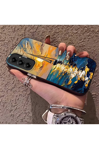 Hontinga حافظة هاتف متوافقة مع سامسونج جالاكسي A05S، حماية للكاميرا، ظهر صلب ...