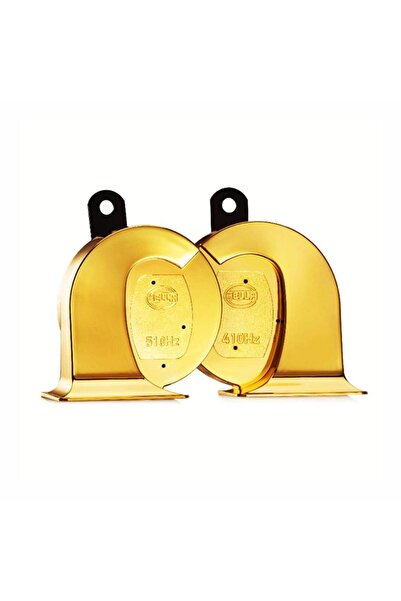 Hella 12V DADAT KORNA 60W 112 dB 410/510 HZ (2 FİŞLİ) (ALTIN RENGİ) TAKIM TE30